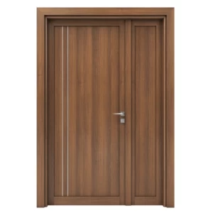 Luxury Wooden Door and a Half 160×235 cm Brown Color, Model TR17 | 
