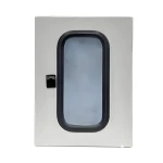 Transparent Door Enclosure Galvanized Steel Dimensions 1600x1000 mm, Depth 350 mm, Thickness 1.5 mm | Alfanar