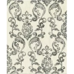 Patterned Wall Covering, Light Beige Color, Size 10m×0.70m, Model 12025 