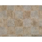 ورق جدران تصميم مودرن مقاس 10 م×1.06م، لون بني، موديل 41350