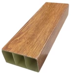 Columns Wood Alternative Partition PVC, 10×5 Size, 2.90m Height, Brown Color 