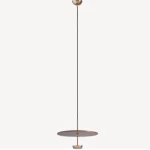 Macaron Pendant Light Modern, Dimensions 52 x 52 x 18.5 cm, Bronze Color