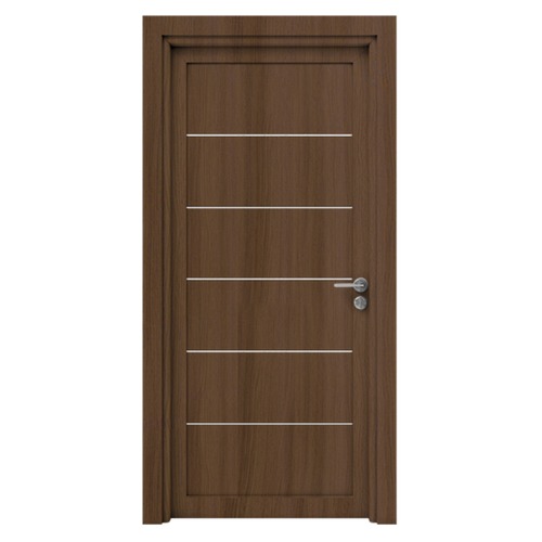 High-quality Entrance Door Natural Wood 235x115 cm Brown, Thickness 6 cm | M01