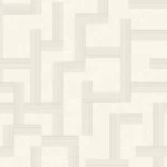 ورق حائطي منقوش طول 15.6 م، عرض 100 سم، لون بيج فاتح 