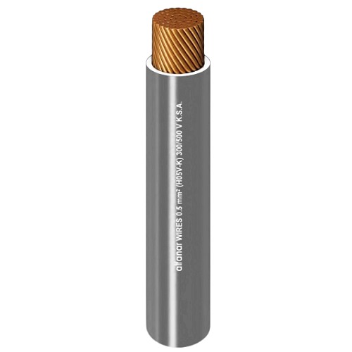 185mm Electric Wire Copper Conductor 0.50mm Diameter 450/750V Heat Resistant PVC | Al Fanar
