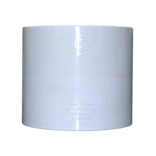 UPVC Coupling 4 inch Schedule 40, White Color | 3 P pipes factory