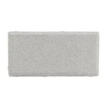 Holland Rectangular Interlock Tiles, Smooth Without Chamfer, Size 20×10×10 cm, Light Gray Color | Alsarif Company