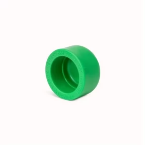 Plastic PPR/PPR-UV End Cap Diameter 75 mm, Green Color | Al-Manar Pipes Factory