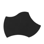 Venesia Design Interlock Tiles, Black Color, Dimensions 27.6x19.57  cm, Rough without Chamfer, Thickness 6 cm | Al Sarif Company