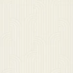 ورق حائط ايطالي هندسي مقاس 10 م× 0.70 م، لون أوف وايت، موديل Z76024 
