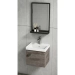 Wooden Wooden decorative PVC washbasin,  Size 43×36 cm