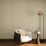 Patterned Wall Covering, Length 10 m, Width 50 cm, Light brown Color