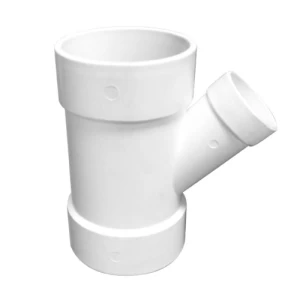 Reducer Tee UPVC Size 2x1 inch White Color | ALMUIF PIPES