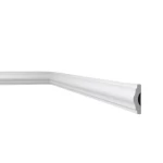 Decorative Wall Trim , Size 200×1.6×3.8 cm, White Color