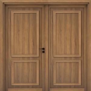 Wooden Double Door Premium Design 220×235 cm Brown Color | YT-66317801