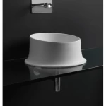 Surface Ceramic Counter Top Wash Basin 46 cm, Brilliant White