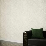 ورق جداري تصميم خشبي، مقاس 10 م×50 سم، لون رمادي فاتح