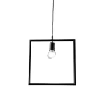 Classic Ceiling Pendant, 33 cm Length, 33 cm Width, black Color
