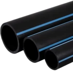 أنابيب HDPE الوطني لشبكات المياه  ضغط 12.5 بار قطر خارجي 125 مم سمك 6 مم لون اسود