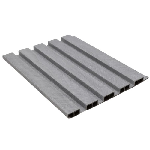 الواح بديل الخشب PVC مستطيل 20×290 سم لون رمادي بلاتيني | خط  الفخامة