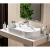 Counter Alta Porcelain Wash Basin White Color 80×42×14.5 cm