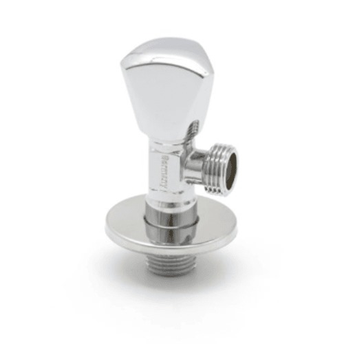 Angle Shut-Off Valve 1/2 inch Chrome Color | Alsaggaf company