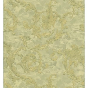 Italian Classic Wallpaper 10m x 1.06m Green, Model 56919 | Balbaid Decor Company