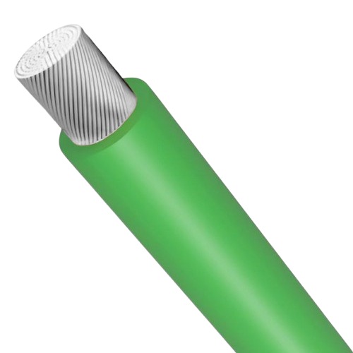 10 AWG Flexible Tinned Copper Wire PVC Insulated +105°C, Green, 600V | Asharqiyah Cables Company for Industry