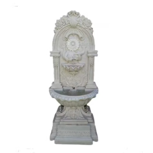 Luxurious Resin Fountain 75×50×190 cm, Gray, 220V, Model 01180# | Zahrat Al Rayyan Establishment