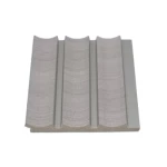 Synthetic Wood Decor PS, grey Color, Size 16x290 cm, Model JU-004