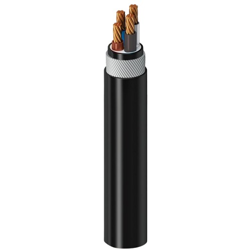 10mm Four Core Copper XLPE Power Cable, SWA Armed, 0.6/1kV Low Voltage | Al Fanar