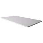 Perforated Galvanized Steel Ceiling Tile, Thickness 0.9 mm, Size 300x1200 mm,  White Color, Clip in System.