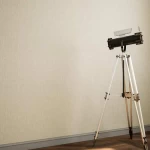 ورق جدران تصميم سادة، مقاس 10 م×50 سم، لون كريم