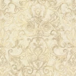  Italian Wallpaper Beige Color, Length 10m, Width 1.06m, Model 85010