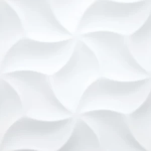 3D Wall Decorations 50x60 cm, White Color | Zakharef factory