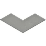 بلاط رصيف انترلوك 3D رومبا، أبعاد 332.40×170.20×60 مم، رمادي | مصنع اوبال