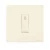 Electrical light switch 1 gang 2 way 10 Amp Sidra Alfanar Size 7×7 cm Color Beige with Chrome Ring