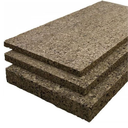 Insulation Cork Black Sheet Length 100 cm Width 50 cm Thickness 5 cm | 