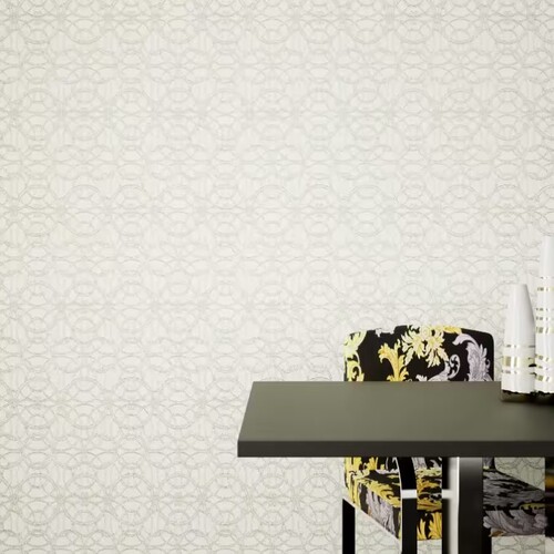 Geometric Wallpaper Size 10 mx50 cm Beige Color | 