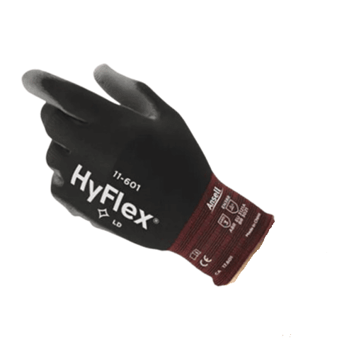 Lightweight Polyurethane Gloves Length 210/260mm Size 9 Large, Black | Reda Safe