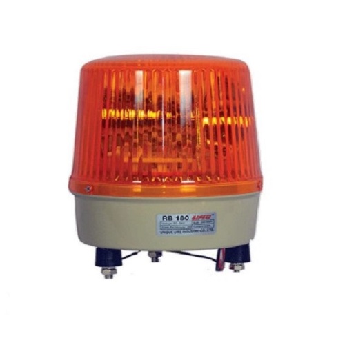 Industrial Rotating Warning Light 24V DC, Durable ABS/AS Plastic | 808-6