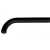 Wall Washbasin Mixer Diameter 4.6 cm Size 25 x 7 cm, Matt Black | Hatch Company - Image 2