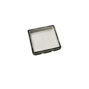 صفاية مربعة للحمام، أبعاد 10×10 سم، لون كروم | N116.502