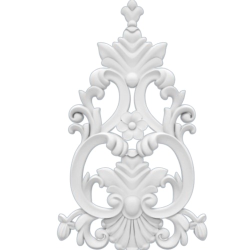 PU Foam Accessories for Decorating Upper Surfaces, Length 45 cm, Height 32 cm, White | Zakharef Factory