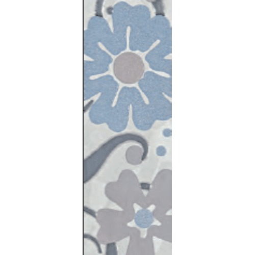 Romantic Ceramic Wall Tiles 6x20 cm Listel Dream Blue, Blue Color | Future Ceramic Company