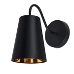 Small Wall Lamp, 40 cm Length, 13 cm Width Black Color