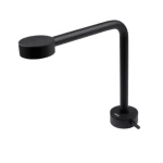 Chinese Washbasin Mixer, Depth 15 cm, Height 17.2 cm, Matte Black