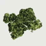 زهور صناعية امستر، لون زيتي، ارتفاع 10 سم، قطر 10 سم