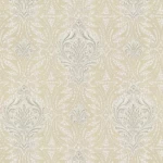 ورق جداري ايطالي لون بيج تصميم كلاسيك، مقاس 10 م×1.06 م، موديل RC19014