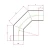 High-Density Polyethylene Segmented Bend Elbow 90° Diameter 140 mm Black | Union Pipe industry KSA - Image 2